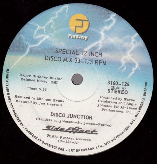 Side Effect - Disco Junction (12") (Mint (M))