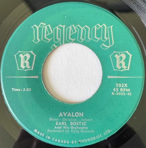 Earl Bostic And His Orchestra - Avalon / Too Fine For Crying (7", Single) (Near Mint (NM or M-))