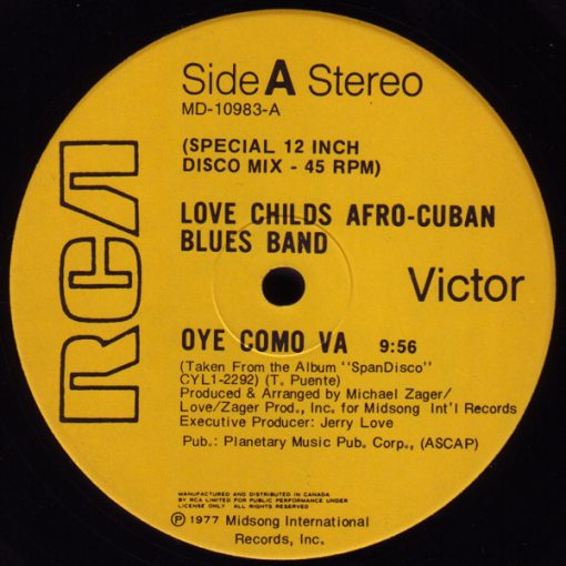 Love Childs Afro Cuban Blues Band - Oye Como Va (12") (Mint (M))