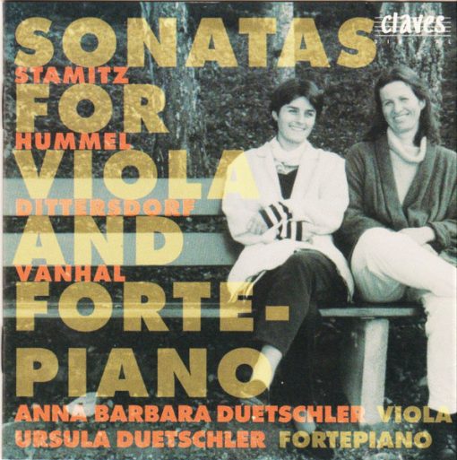 Anna Barbara Dütschler, Ursula Dütschler - Sonatas For Viola And Fortepiano (CD, Album) (Near Mint (NM or M-))