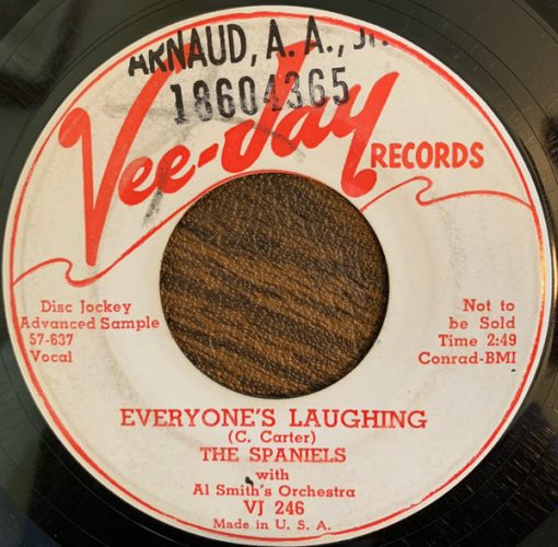 The Spaniels - Everyone's Laughing/I.O.U. (7", Promo) (Near Mint (NM or M-))