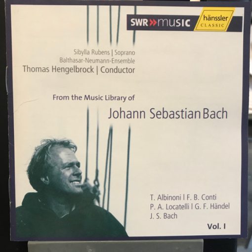 Sibylla Rubens, Balthasar-Neumann-Ensemble, Thomas Hengelbrock, Johann Sebastian Bach - From The Music Library Of Johann Sebastian Bach Vol. 1 (CD, Club, RE) (Near Mint (NM or M-))