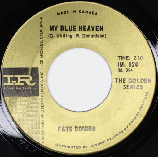 Fats Domino - My Blue Heaven / Country Boy (7", RE) (Near Mint (NM or M-))