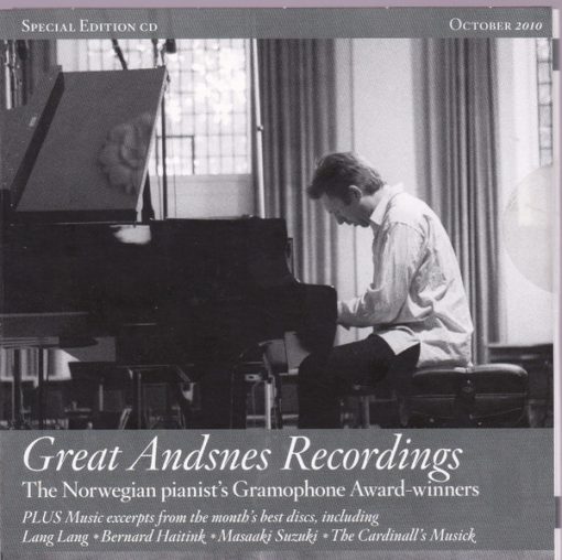 Various - Great Andsnes Recordings - The Norwegian Pianist's Gramophone Award-winners - October 2010 (CD, Promo, Smplr, S/Edition) (Near Mint (NM or M-))