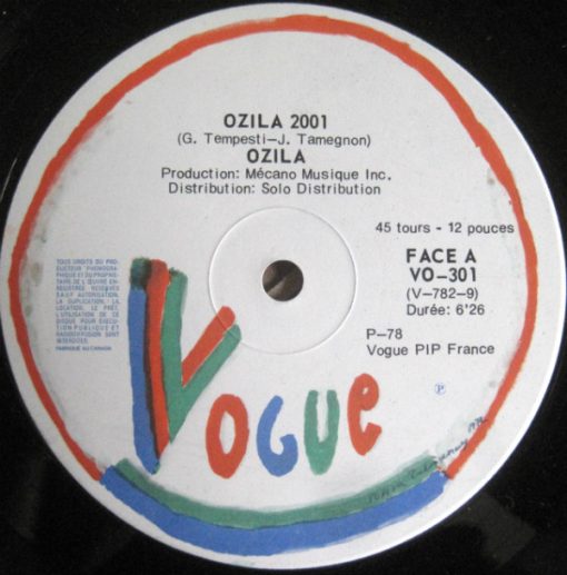 Ozila (2) - Ozila 2001 / Dance Dance (12", Maxi) (Mint (M))