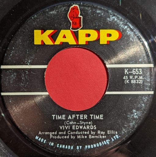 Vivian Edwards (2) - Time After Time / Put Your Arms Around Me, Honey (7") (Near Mint (NM or M-))