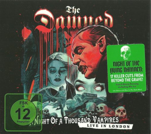 The Damned - A Night Of A Thousand Vampires (Live In London) (2xCD, Album + Blu-ray + Ltd, Glo) (Near Mint (NM or M-))