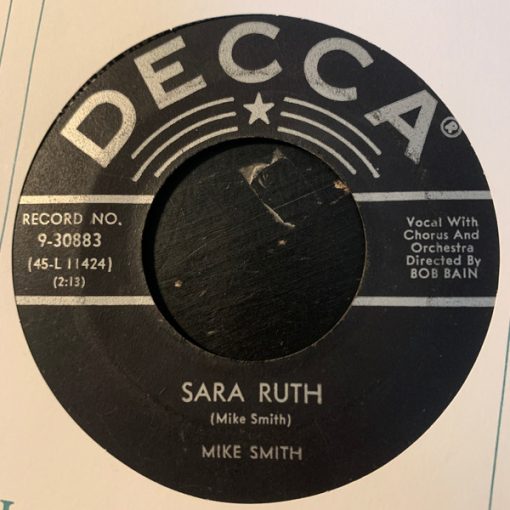 Mike Smith (97) - Sara Ruth  (7", Single) (Very Good Plus (VG+))