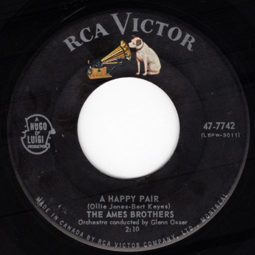 The Ames Brothers - A Happy Pair (7") (Near Mint (NM or M-))