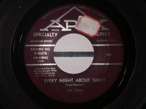 Joe Jones (2) - Every Night About Eight / A-Tisket A-Tasket (7") (Very Good Plus (VG+))