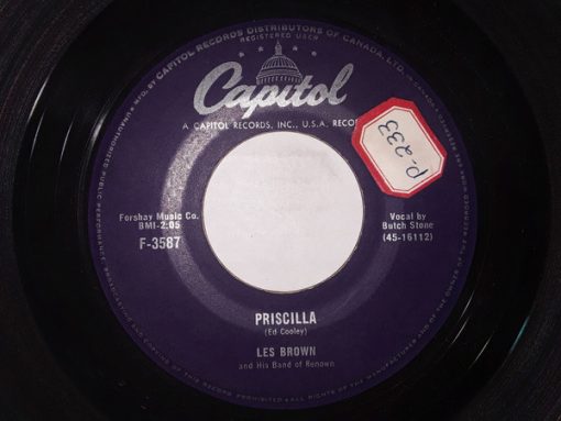 Les Brown And His Band Of Renown - Priscilla / The Best Years Of My Life (7") (Very Good (VG))