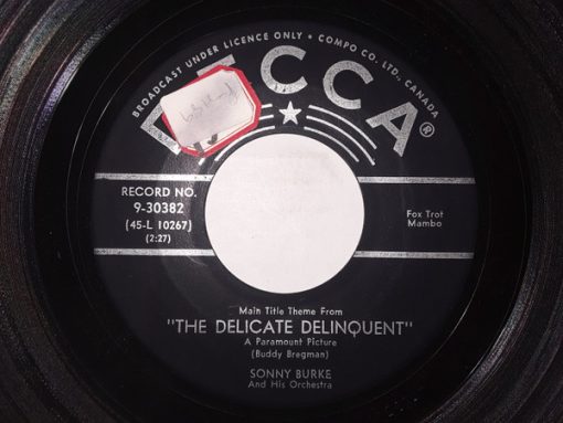 Sonny Burke And His Orchestra - The Delicate Delinquent / The Pride And The Passion - Bolero (7") (Very Good Plus (VG+))