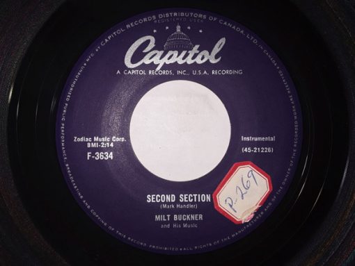 Milt Buckner And His Music - Second Section / Dinner Date (7") (Very Good Plus (VG+))