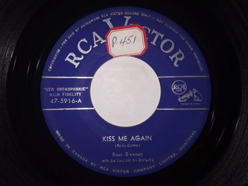 Rose Brennan - Kiss Me Again / The Bold Black Knight (7", Single) (Very Good Plus (VG+))