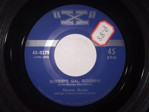 Norman Brooks - Goodbye, Gal, Goodbye / Way-Way-Te-Nan-Go (7", Single) (Very Good (VG))