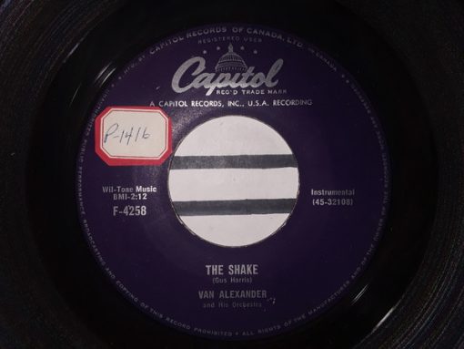 Van Alexander And His Orchestra - The Shake / The Big Operator (7", Single) (Very Good Plus (VG+))