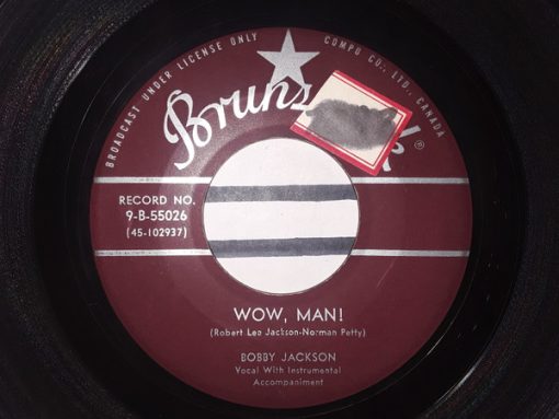 Bobby Jackson (8) - Wow, Man! / Deep Elm Blues (7", Ric) (Very Good Plus (VG+))