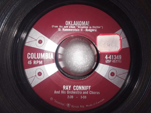 Ray Conniff And His Orchestra & Chorus - Oklahoma! / On The Street Where You Live (7") (Near Mint (NM or M-))