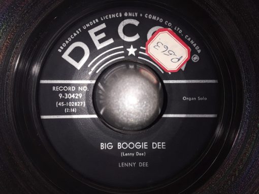 Lenny Dee (2) - Big Boogie Dee / Cecilia (7", Single) (Very Good (VG))