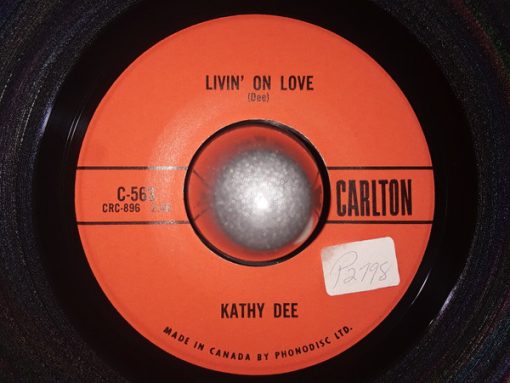 Kathy Dee - Livin' On Love / Subtract His Love (And Multiply Your Heartaches) (7", Single) (Very Good Plus (VG+))