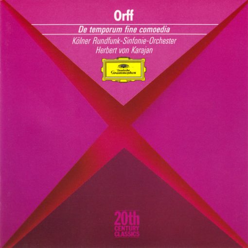 Carl Orff - Kölner Rundfunk-Sinfonie-Orchester, Herbert von Karajan - De Temporum Fine Comoedia (CD, Album, RE, RM) (Near Mint (NM or M-))