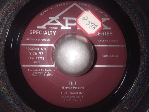 Leo Diamond And His Orchestra - Till / Sunrise In Texas (7", Single) (Very Good Plus (VG+))