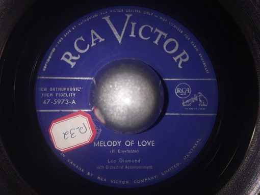 Leo Diamond - Melody Of Love / The Phantom Gaucho (7", Single) (Fair (F))