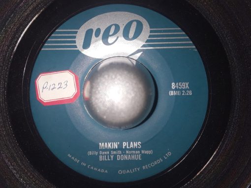 Billy Donahue (2) - Makin Plans / We'll Get Along (7", Single) (Very Good Plus (VG+))