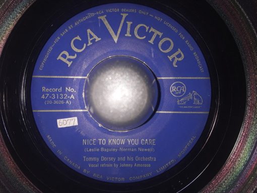 Tommy Dorsey And His Orchestra - Nice To Know You Care / Puddle Wump (7") (Very Good (VG))