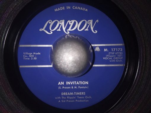 Dream-Timers - An Invitation / The Dancin' Lady (7", Single) (Very Good (VG))