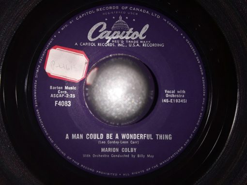 Marion Colby - A Man Could Be A Wonderful Thing / He Like It! She Like It! (7", Single) (Very Good Plus (VG+))