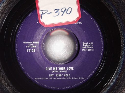 Nat King Cole - Give Me Your Love / Madrid (7") (Very Good Plus (VG+))