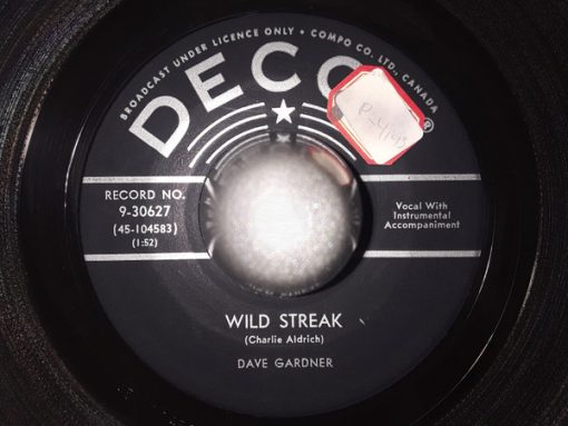 Brother Dave Gardner - Wild Streak / Slick Slacks (7", Single) (Very Good Plus (VG+))