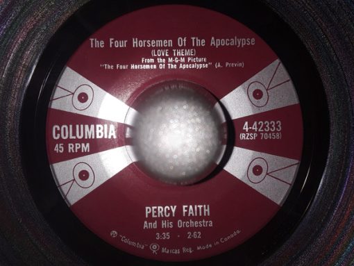 Percy Faith & His Orchestra - The Four Horsemen of The Apocalypse (Love Theme) (7") (Very Good Plus (VG+))