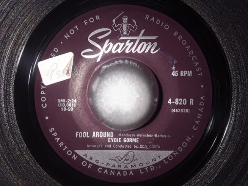 Eydie Gormé - Fool Around / Happiness (7") (Very Good Plus (VG+))