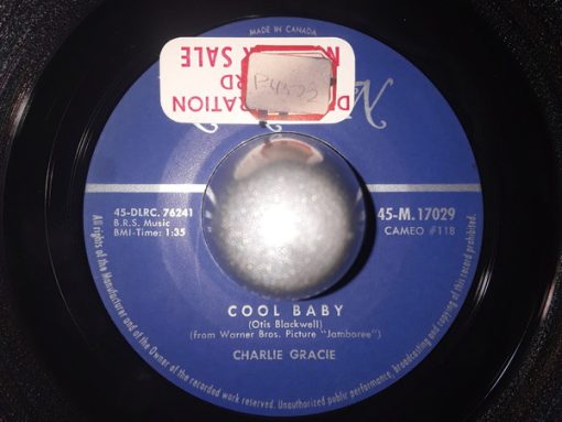 Charlie Gracie - Cool Baby (7", Single) (Very Good Plus (VG+))