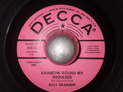 Billy Grammer - Rainbow Round My Shoulder / Columbus Stockade Blues (7", Single) (Very Good (VG))