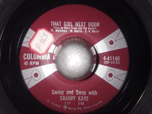 Swing And Sway With Sammy Kaye - That Girl Next Door / Our First Formal Dance  (7", Single) (Very Good (VG))