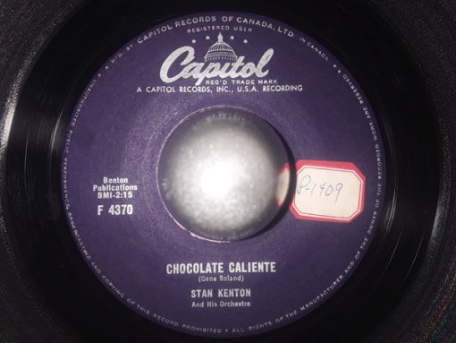 Stan Kenton And His Orchestra - Chocolate Caliente / Opus In Chartreuse Cha Cha Cha (7", Single) (Very Good Plus (VG+))