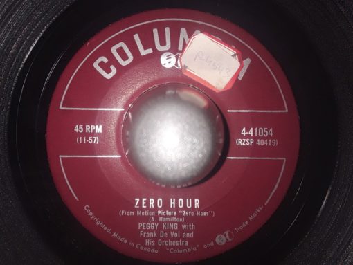 Peggy King - Zero Hour (7") (Very Good Plus (VG+))