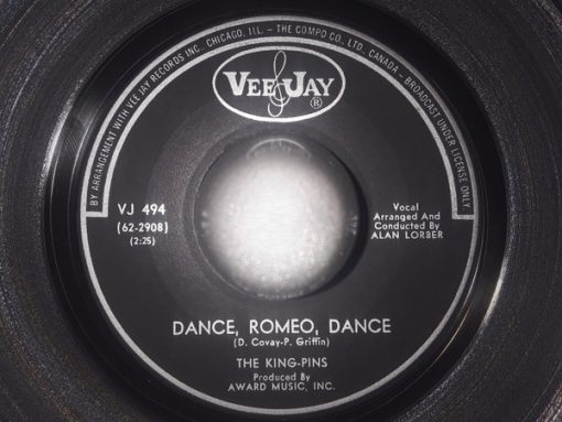 The King-Pins - Dance, Romeo, Dance / A Lucky Guy (7", Single) (Very Good Plus (VG+))