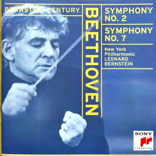 Ludwig van Beethoven - Leonard Bernstein, New York Philharmonic - Symphony No. 2 /  Symphony No.7 (CD, Comp) (Near Mint (NM or M-))