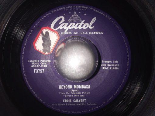 Eddie Calvert With Norrie Paramor And His Orchestra - Beyond Mombasa / Jungle Moon  (7", Single) (Very Good Plus (VG+))