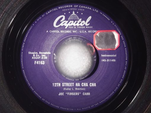 Joe "Fingers" Carr - 12th Street Ha Cha Cha / Fan Tan Fanny (7") (Very Good Plus (VG+))