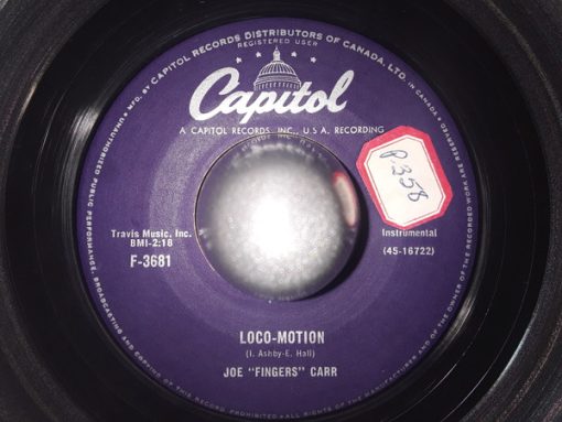 Joe "Fingers" Carr - Loco-Motion (7") (Very Good (VG))