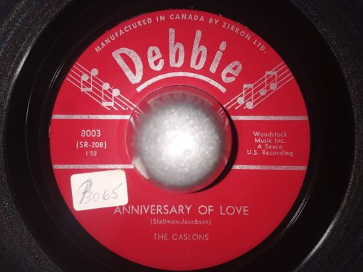 The Caslons - Anniversary Of Love / The Quiet One (7", Single) (Very Good Plus (VG+))