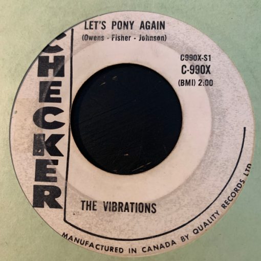 The Vibrations - Let's Pony Again / What Made You Change Your Mind  (7", Single) (Very Good Plus (VG+))