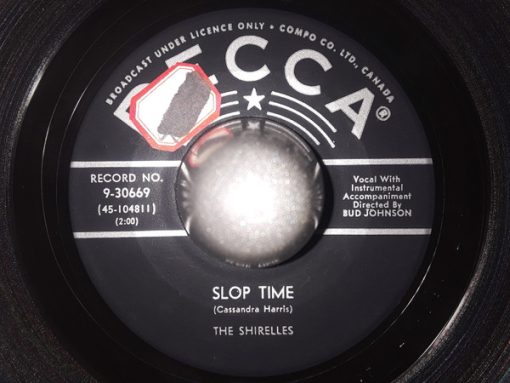 The Shirelles - Slop Time / My Love Is A Charm (7", Single) (Very Good Plus (VG+))