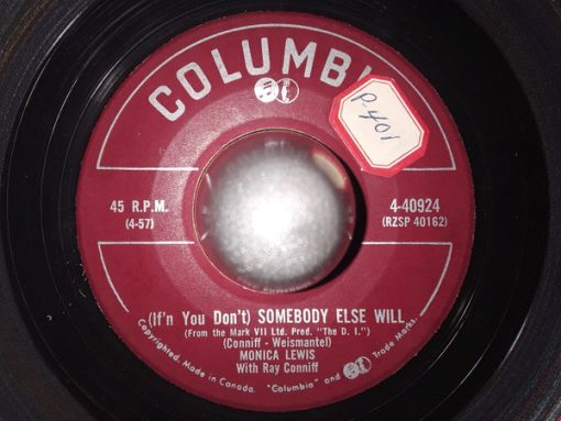 Monica Lewis With Ray Conniff - ( If'n You Don't) Somebody Else Will / Met My Match (7") (Very Good (VG))