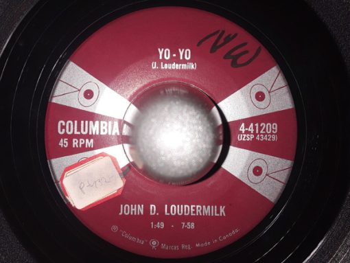 John D. Loudermilk - Yo-Yo (7", Single) (Very Good Plus (VG+))